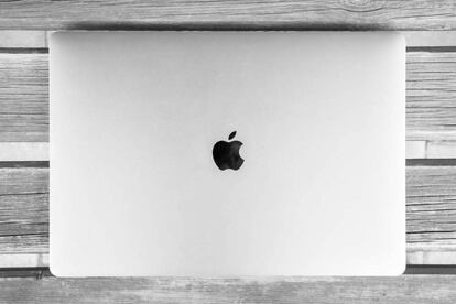 Tapa de un MacBook