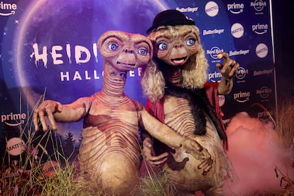 Heidi Klum se disfrazó de E. T., el extraterrestre, para su fiesta de Halloween de 2024 Nueva York, EE.UU., el 31 de octubre de 2024.