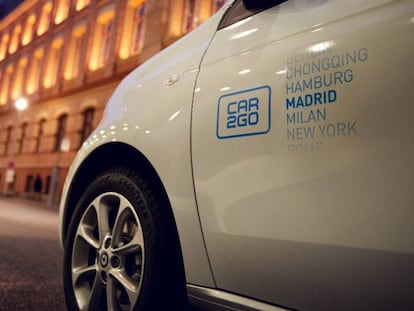 Share Now se une al parón del 'carsharing' en Madrid