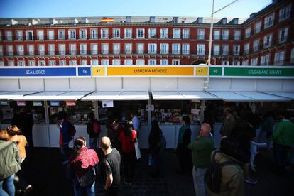 Primera edición de la Feria de Otoño en la Plaza Mayor de Madrid.