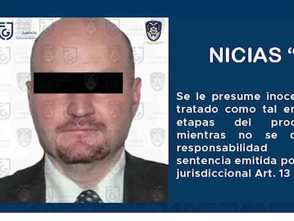 Boletín de búsqueda de Nicias "N" emitido por la Fiscalía de Ciudad de México.