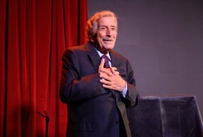 Tony Bennett recibe un homenaje en Nueva York en noviembre de 2019.