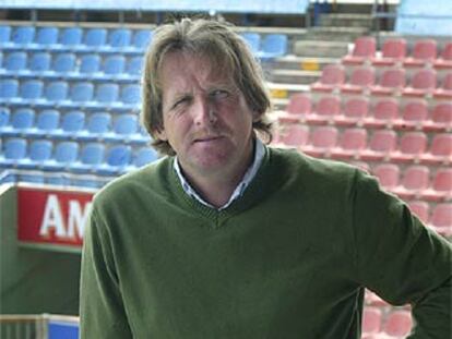 Bernd Schuster, en el estadio Ciutat de València.