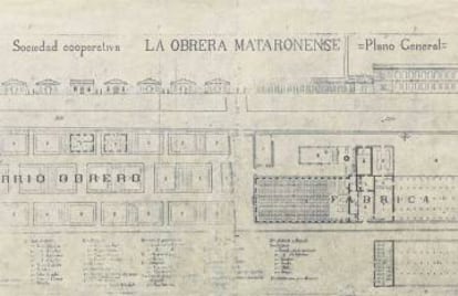 Para su primera obra terminada en 1882, la fábrica de la Cooperativa Obrera Mataronense, Gaudí eligió una extraña escala en sus planos: 1/666. |