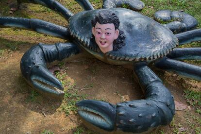 Una de las esculturas de Haw Par Villa (Singapur).