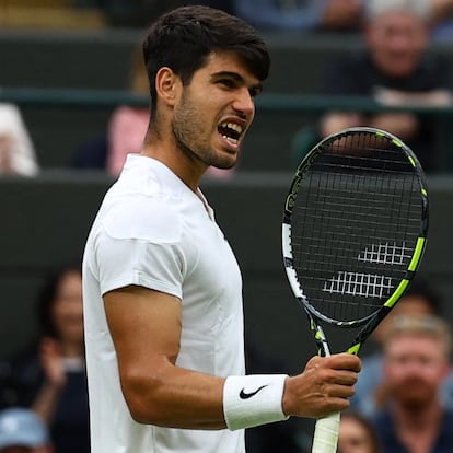 Carlos Alcaraz en Wimbledon