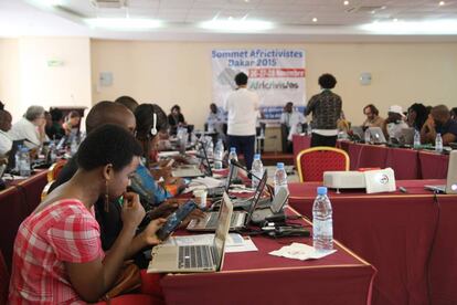 El primer encuentro de Africtivistes, celebrado en Dakar en 2015. 