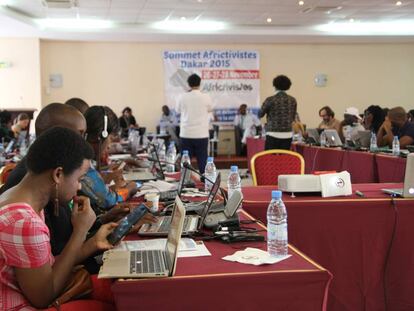 El primer encuentro de Africtivistes, celebrado en Dakar en 2015. 