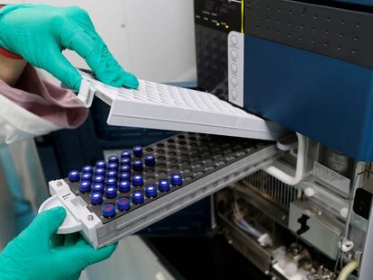 Un laboratorio de vacunas.