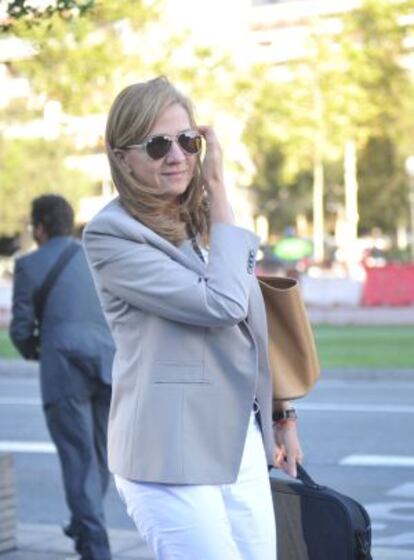 La infanta Cristina de Borbó, a Barcelona, el 2012.