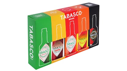 ¿Qué regalar a un apasionado a la gastronomía? Un 'pack' regalo de cinco salsas Tabasco.