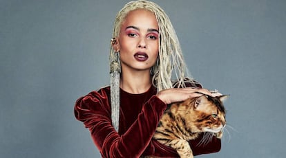 La cantante, actriz y modelo Zöe Kravitz.