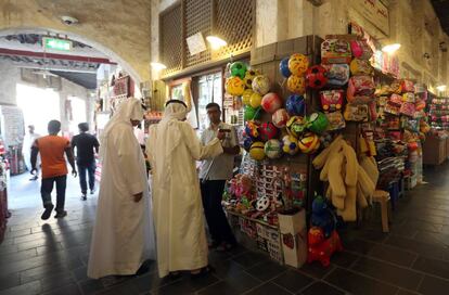 Un mercado en Doha, la capital de Qatar.