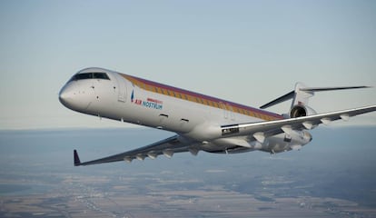 Un avi&oacute;n de Air Nostrum. 