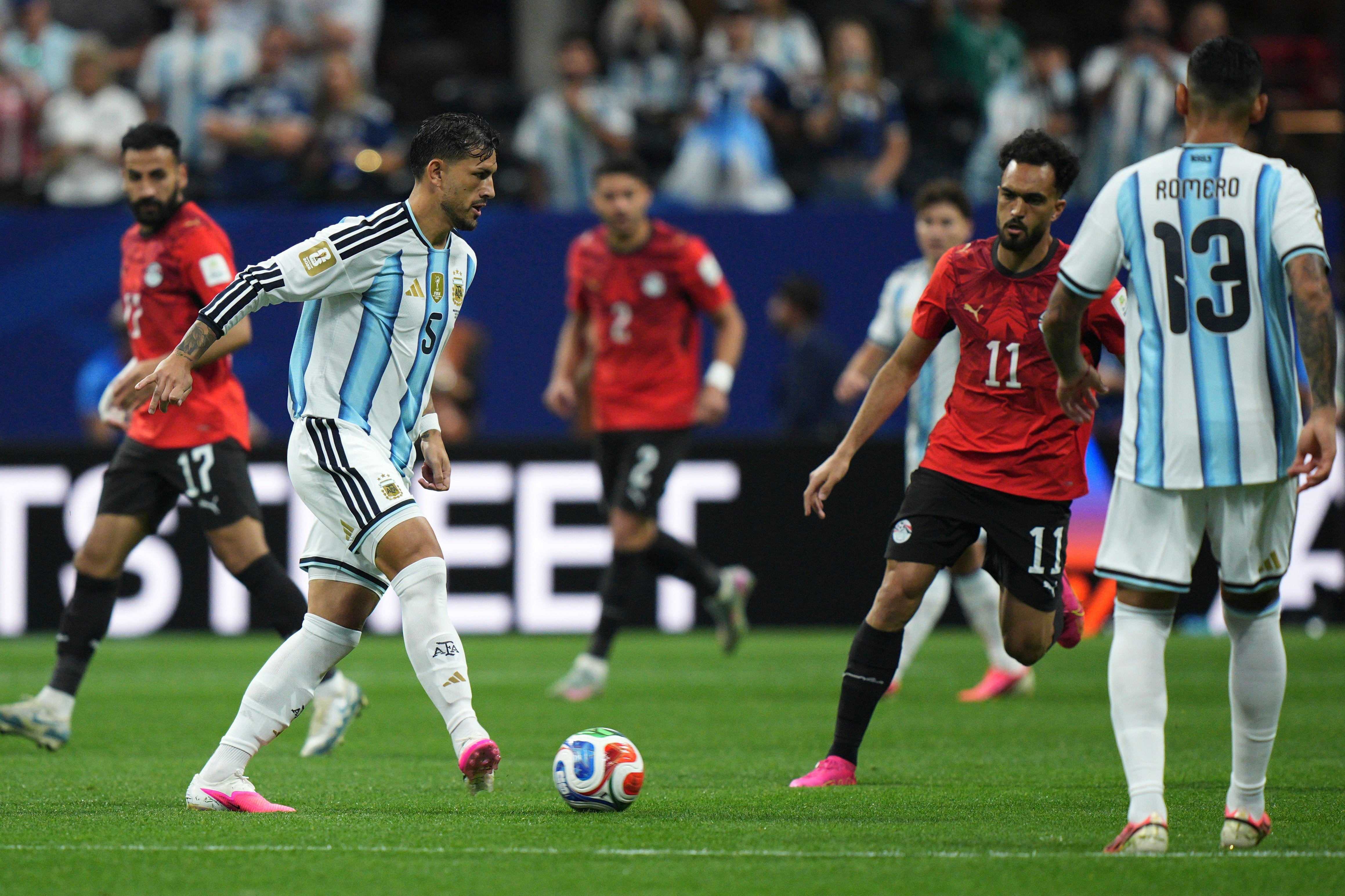 Argentina - Egipto, el partido de octavos de final del Mundial en directo | Ibrahim adelanta a Egipto