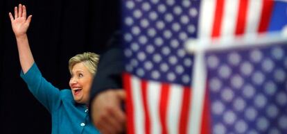 Hillary Clinton, candidata dem&oacute;crata a la presidencia de EE UU.