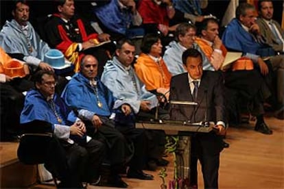 Rodríguez Zapatero, durante su discurso en la celebración del XXV aniversario de la Universidad de Alicante.