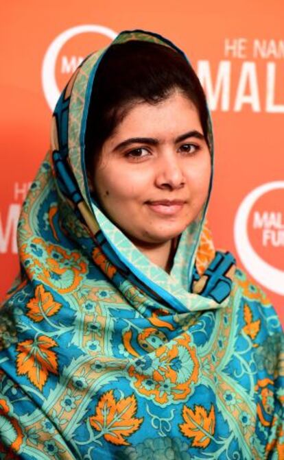Malala en la presentación del documental sobre su historia.