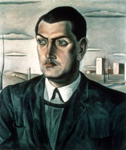 Luis Buñuel retratado por Salvador Dalí en 1924.