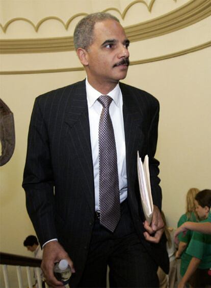 Eric Holder, favorito para el puesto de fiscal general, en junio pasado.