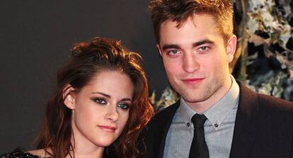 Kristen Stewart y Robert Pattinson en 2012, cuando aún eran pareja.