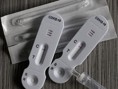 Test de antígenos para detectar la infección por coronavirus.
