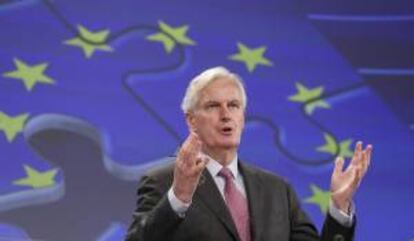 El comisario europeo de Mercado Único, Michel Barnier. EFE/Archivo