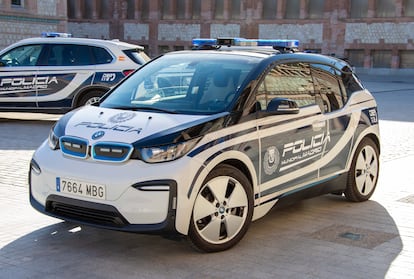 Un coche de la Policía Municipal de Madrid.