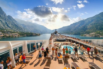 Un crucero por la bahía de Kotor, en Montenegro.