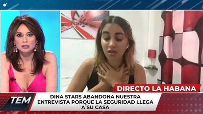 La 'youtuber' Dina Stars, durante la entrevista en el programa 'Todo es mentira'.