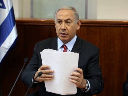 Benjamin Netanyahu, primer ministro de Israel, el pasado d&iacute;a 11 en Jerusal&eacute;n.