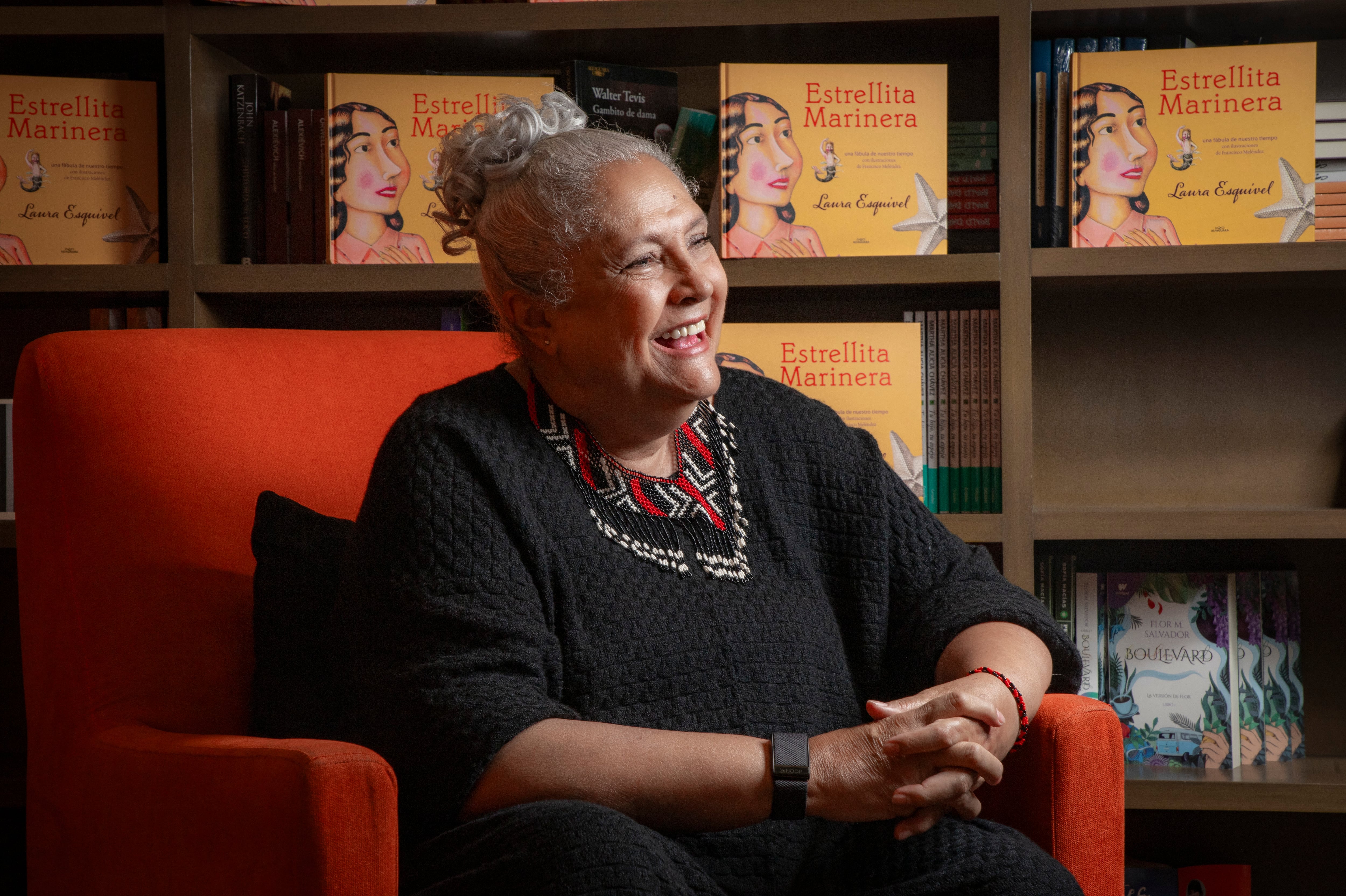 Laura Esquivel, escritora, en Ciudad de México.