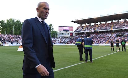 Zidane, el domingo en Vallecas.