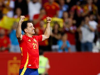 Mikel Oyarzabal, autor de tres goles en el amistoso de España contra Andorra, capitan de la Real Sociedad y uno de los cinco jugadores del conjunto donostiarra en la Eurocopa con la Roja.