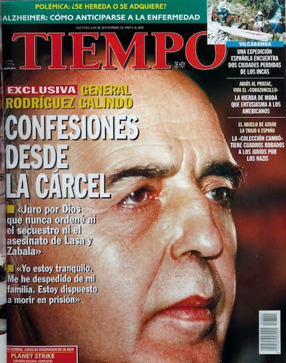 El general Enrique Rodríguez Galindo va acabar a la presó el 1996 acusat de la tortura i l'assassinat dels terroristes José Antonio Lasa i José Ignacio Zabala. Des de la presó va explicar la seva versió el setembre del 1997.