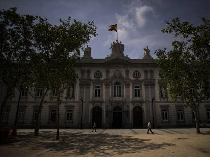Façana del Tribunal Suprem a Madrid.