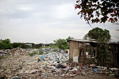 Asentamiento informal en Brasil. 