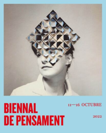 Cartel oficial de la III Bienal de Pensamiento de Barcelona, realizado por la diseñadora Susana Blasco.