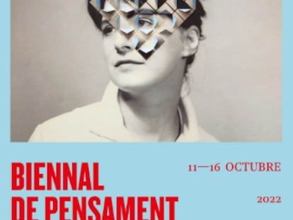 Cartel oficial de la III Bienal de Pensamiento de Barcelona, realizado por la diseñadora Susana Blasco.