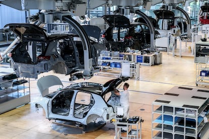 Una fábrica del grupo VW en Dresden, Alemania. 