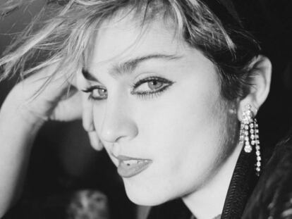 Madonna en 1982.