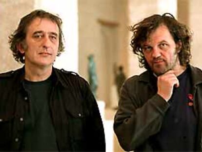 Mladen Materic y Emir Kusturica, ayer, en L'Almudí de Valencia.