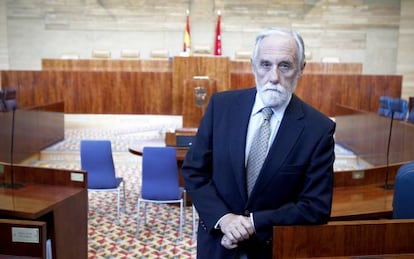 Luis de Velasco en la Asamblea de Madrid el pasado septiembre.
