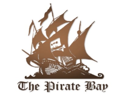 El logo de la web The Pirate Bay.