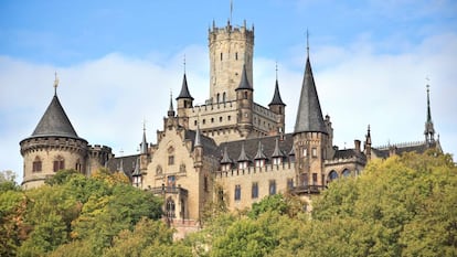 O castelo de Marienburg.