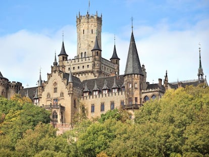 O castelo de Marienburg.