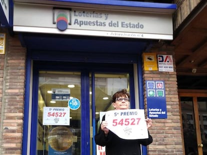 Blanca Peramos, que ha repartido en Segovia 10,2 millones del 54.527.