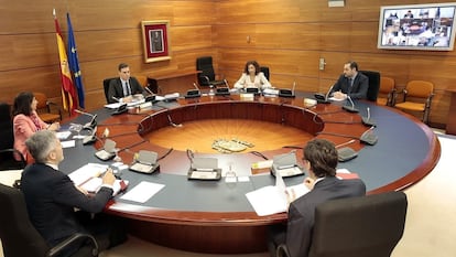 Reunión del Consejo de Ministros, este martes.