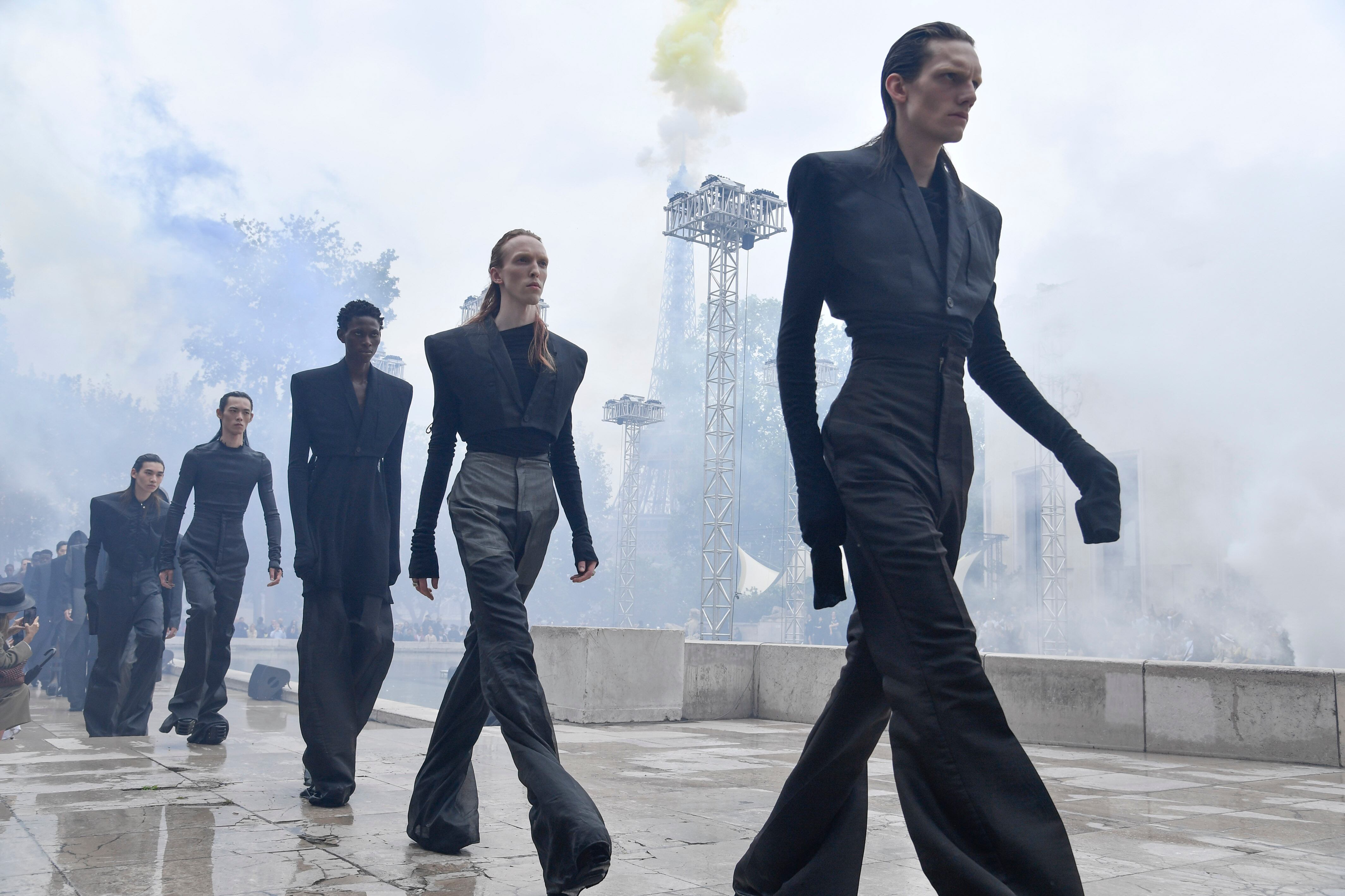 Colección para la primavera - verano de 2024 de Rick Owens, presentada el pasado 22 de junio en la semana de la moda masculina de París.