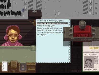 &#039;Papers, please&#039;, el multipremiado videojuego del dise&ntilde;ador Lucas Pope. 